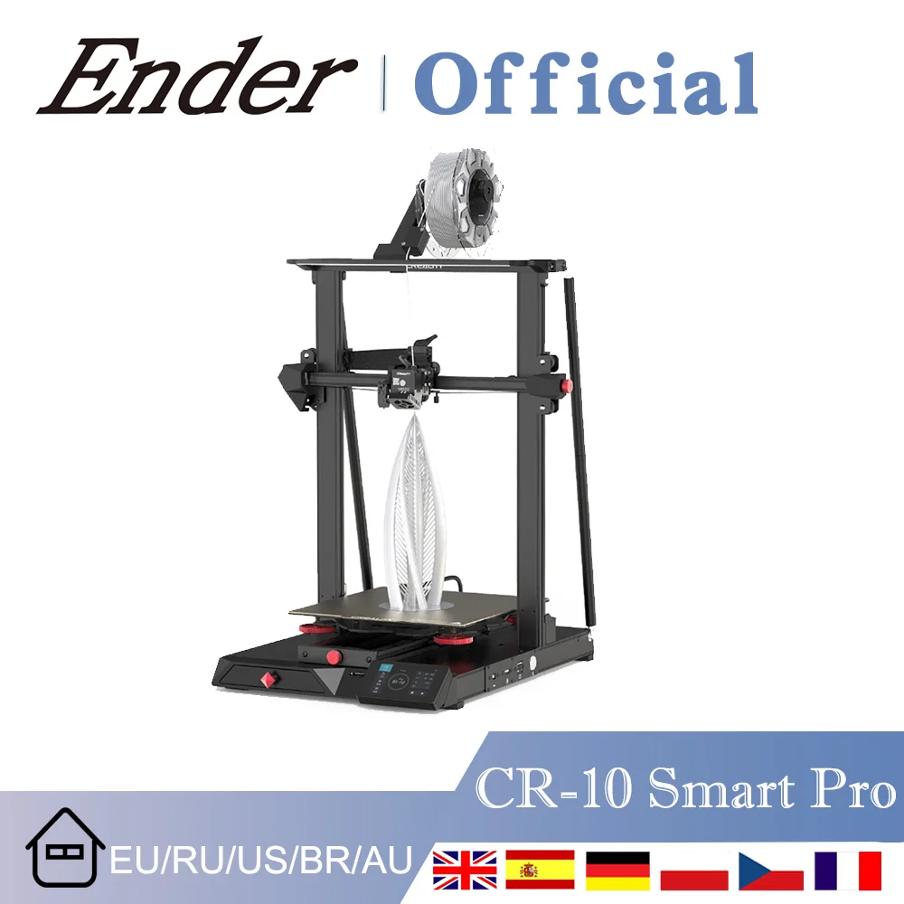 

3D принтер Creality CR-10 Smart Pro с прямым приводом, Wi-Fi, Bluetooth, AI Cloud, полнометражный двухрежимный Выравнивающий магнитный лист PEI