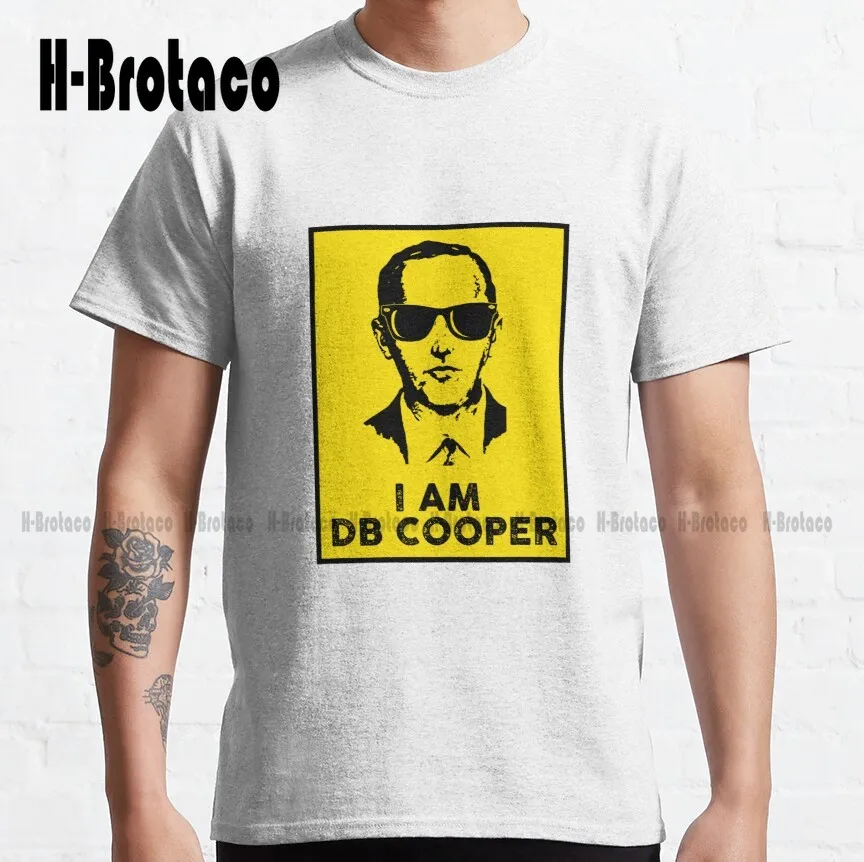 

I Am Db Cooper Classic T-Shirt Mens T Shirts Casual High Quality Cute Elegant Lovely Kawaii Cartoon Sweet Cotton Tee Shirts