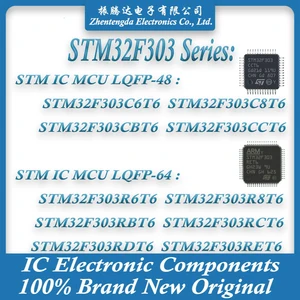 STM32F303C8T6 STM32F303CBT6 STM32F303CCT6 STM32F303R8T6 STM32F303RBT6 STM32F303RCT6 STM32F303RDT6 STM32F303RET6 STM IC MCU Chip