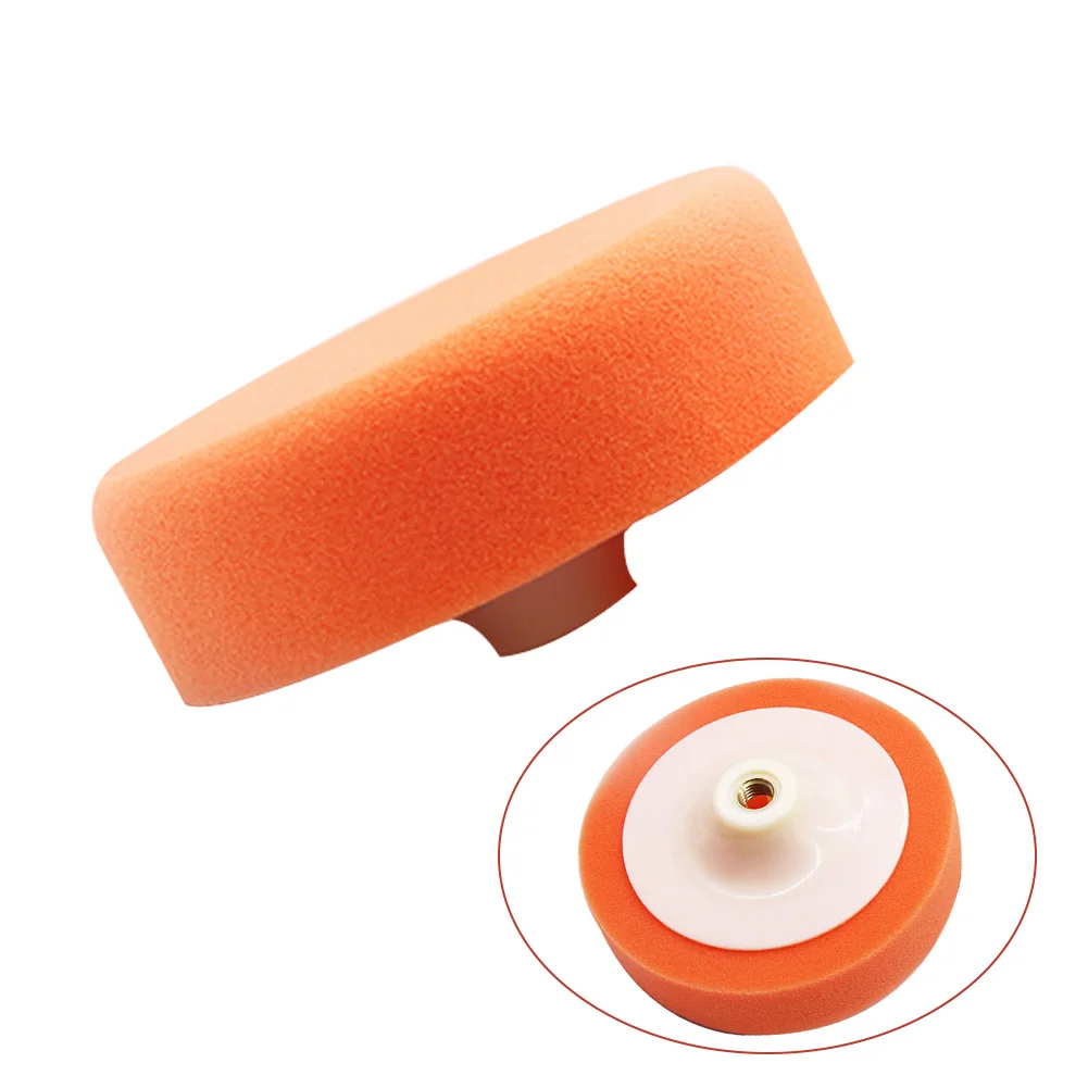 

Polishing Foam Buff Head Pad M14 Backing Plate 6'' 150mm Orange Cushion Pattern Car Wash & Maintenance