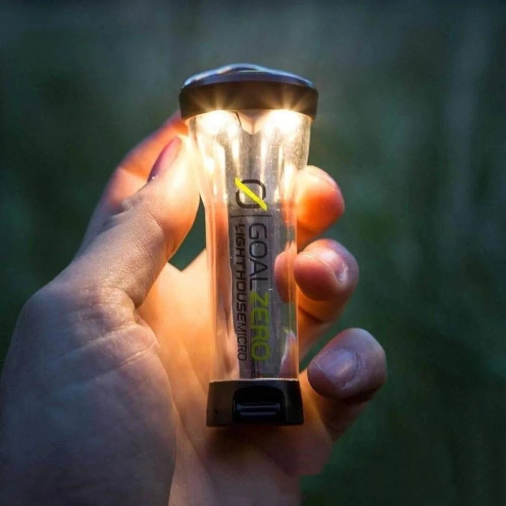 

New Goal Zero Lighthouse Micro Flash Camping Lighting USB Rechargeable Mini LED Flashlight For Survival Lighting ゴールゼロ