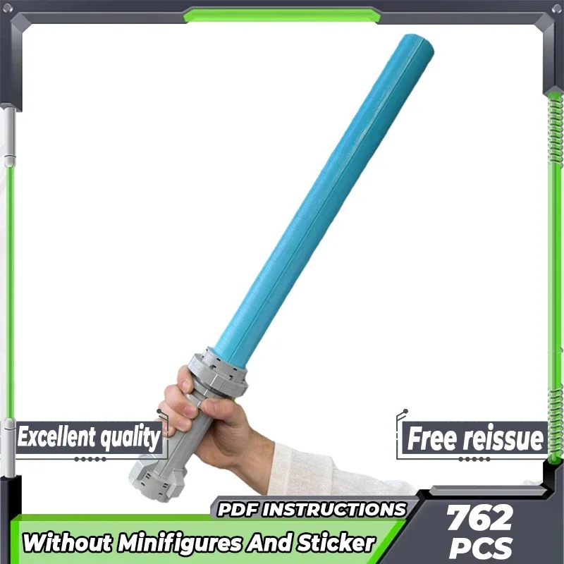 Звездный фильм модель оружия Moc строительные кирпичи перевернутый световой меч