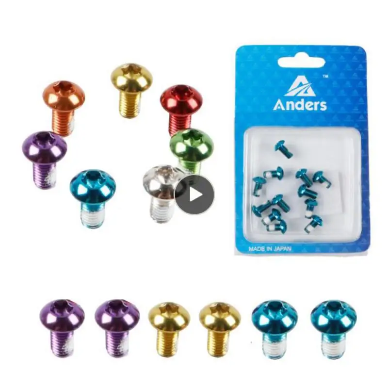 

Mountain bike Bicycle Alloy steel Color Screw Dish screw T25 Brake pad screw Alloy material various colors used with brake pad