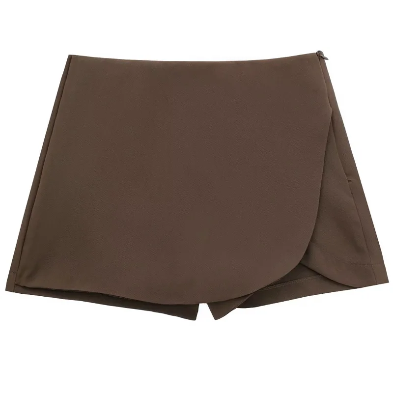 Женские Асимметричные Шорты С Высокой Талией Юбки Летняя Коллекция Сексуальная