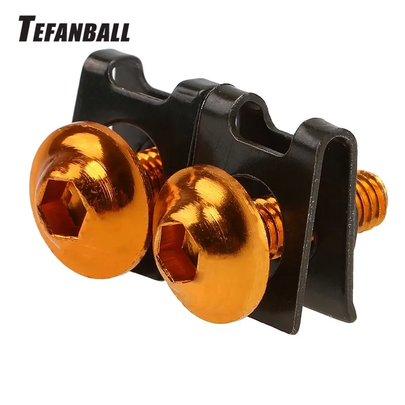 10 шт./лот универсальные болты с обтекателем для мотоцикла M6 6 мм, гайки, зажимы для крепления скорости скутера, 2021