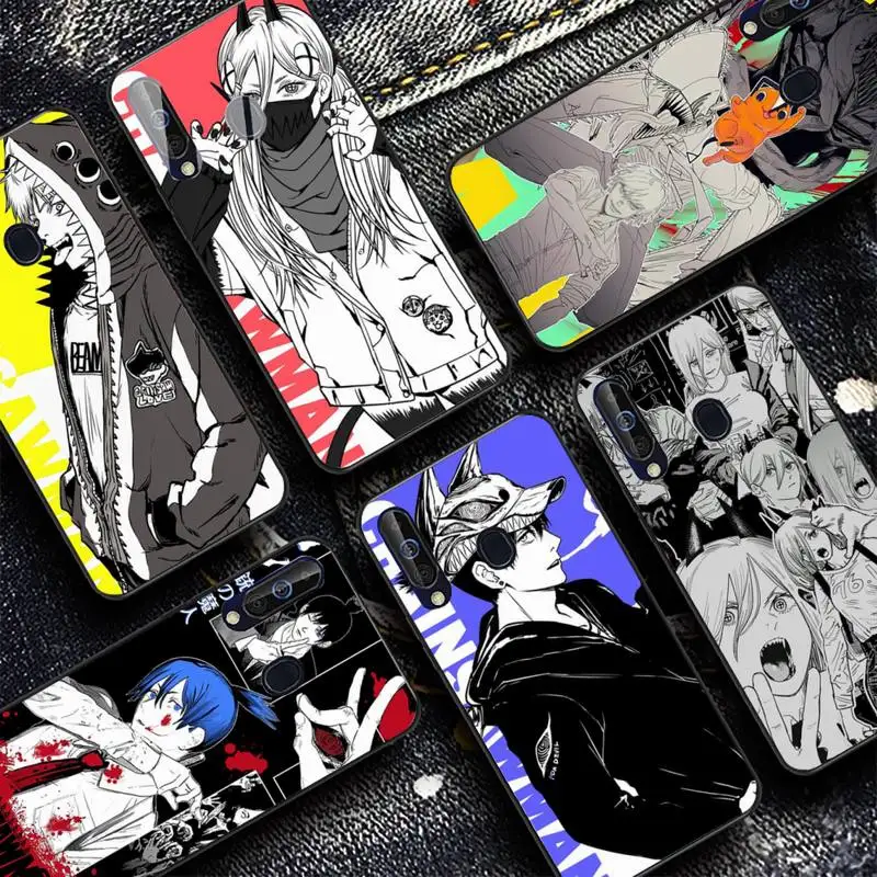 

Anime Chainsaw Man Pochita Phone Case for Samsung A51 01 50 71 21S 70 31 40 30 10 20 S E 11 91 A7 A8 2018