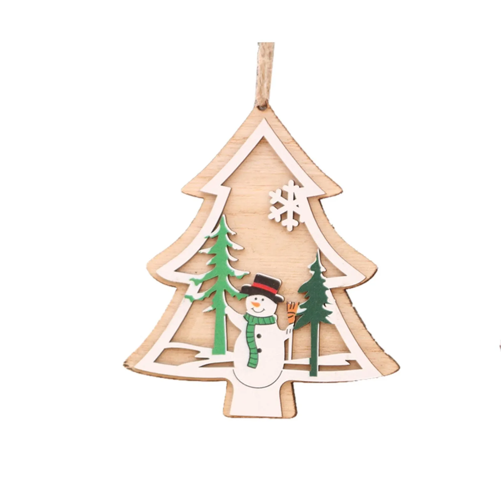 1 шт. деревянная подвеска в виде дерева