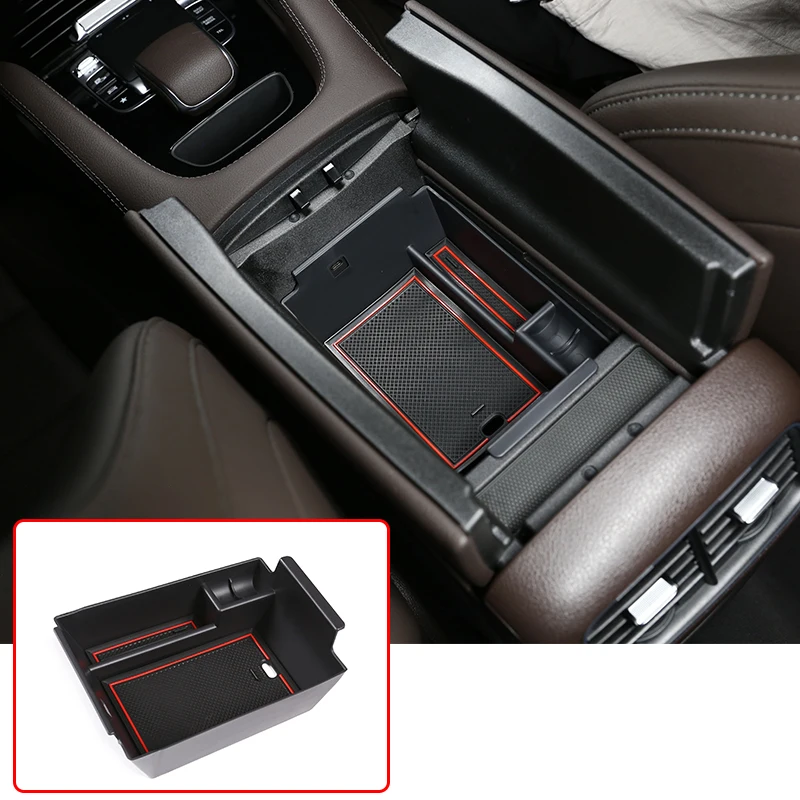 

Car Interior Central Control Armrest Box Storage Box For Mercedes Benz GLE GLE350 GLE450 2020 Accessories jjy
