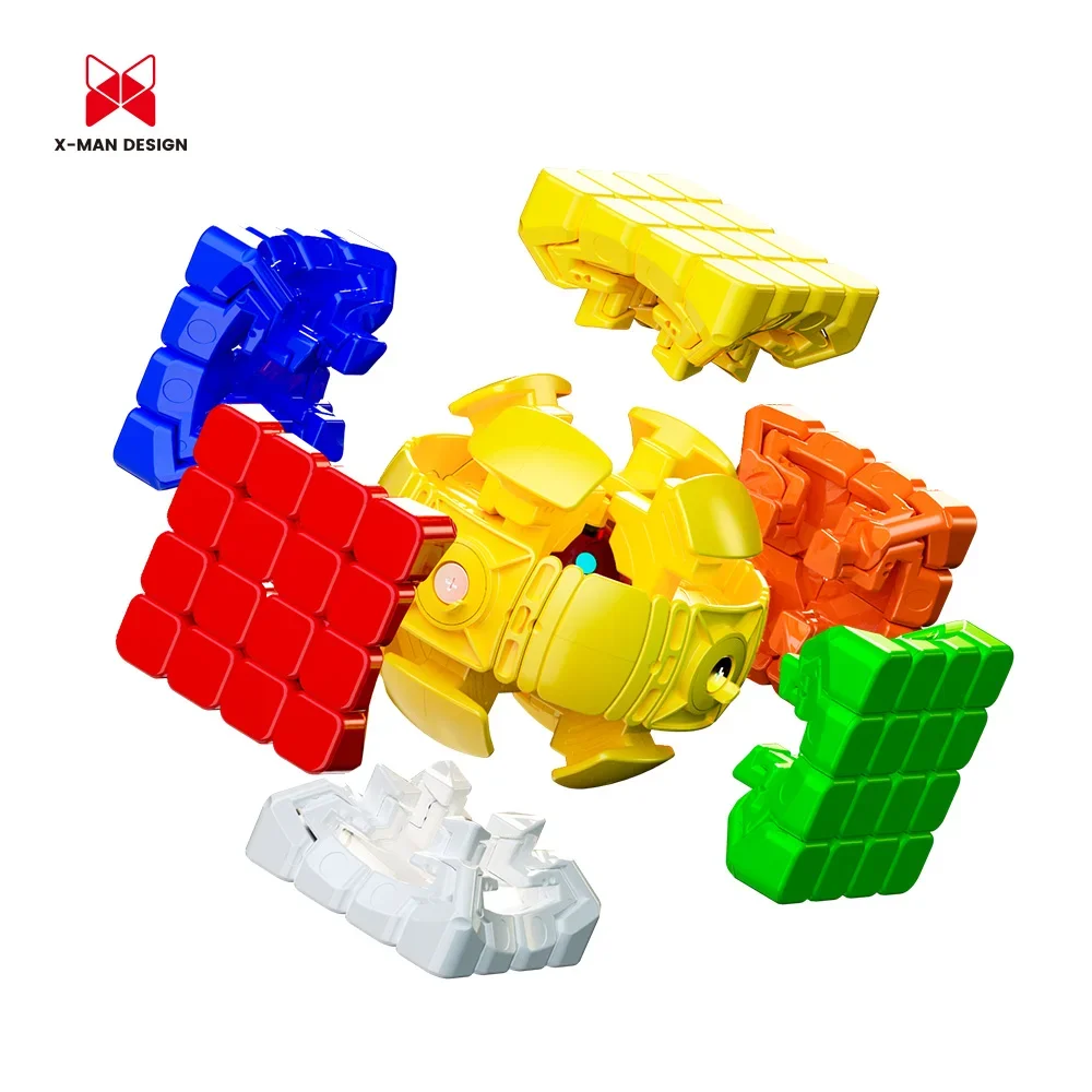 Фото Qiyi XMD Shadow V3M Ball Bore UV 6X6 Магнитный магический скоростной куб без наклеек Профессиональные игрушки-непоседы Cubo Magico Puzzle №3