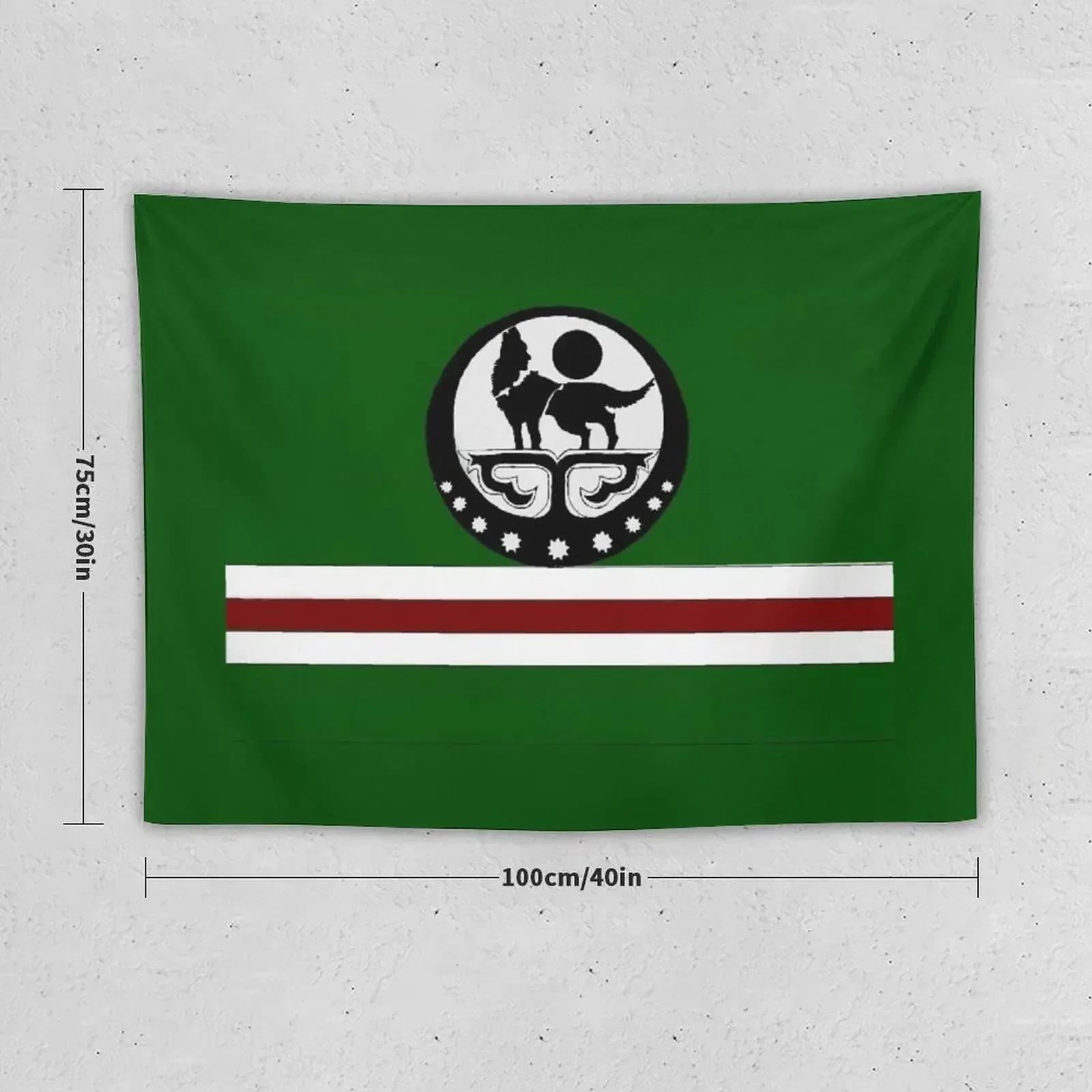 Chechen гобелены с флагом эстетическое украшение Kawaii декор комнаты на стену гобелен