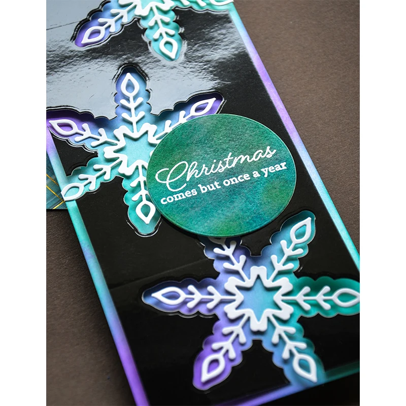 

2023 New Arrival Snowflake with Shadow Metal Cutting Dies for Photo Scrapbooking Making Card Embossing Decoration Handicrafts