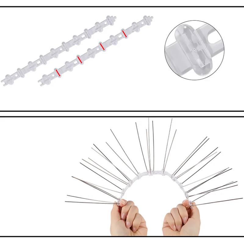 Пластиковый отпугиватель птиц украшение для защиты от 25 см из нержавеющей стали