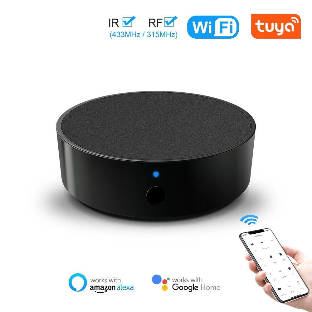 

Универсальный Wi-Fi ИК-контроллер Tuya, умная Автоматизация с дистанционным управлением через приложение Smartlife для дома, Alexa