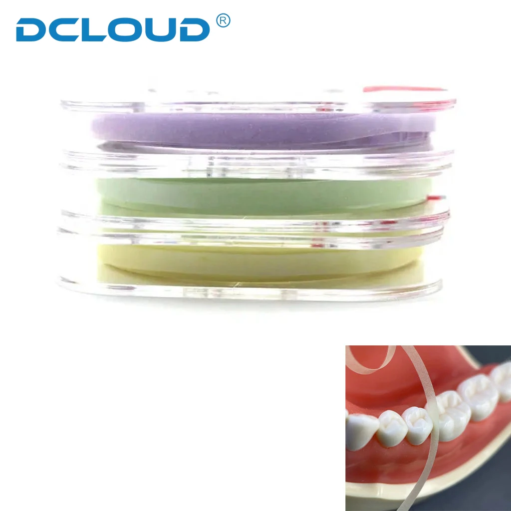 DCLOUD 1 рулон полировальные полоски для стоматологической смолы шлифовка зубов