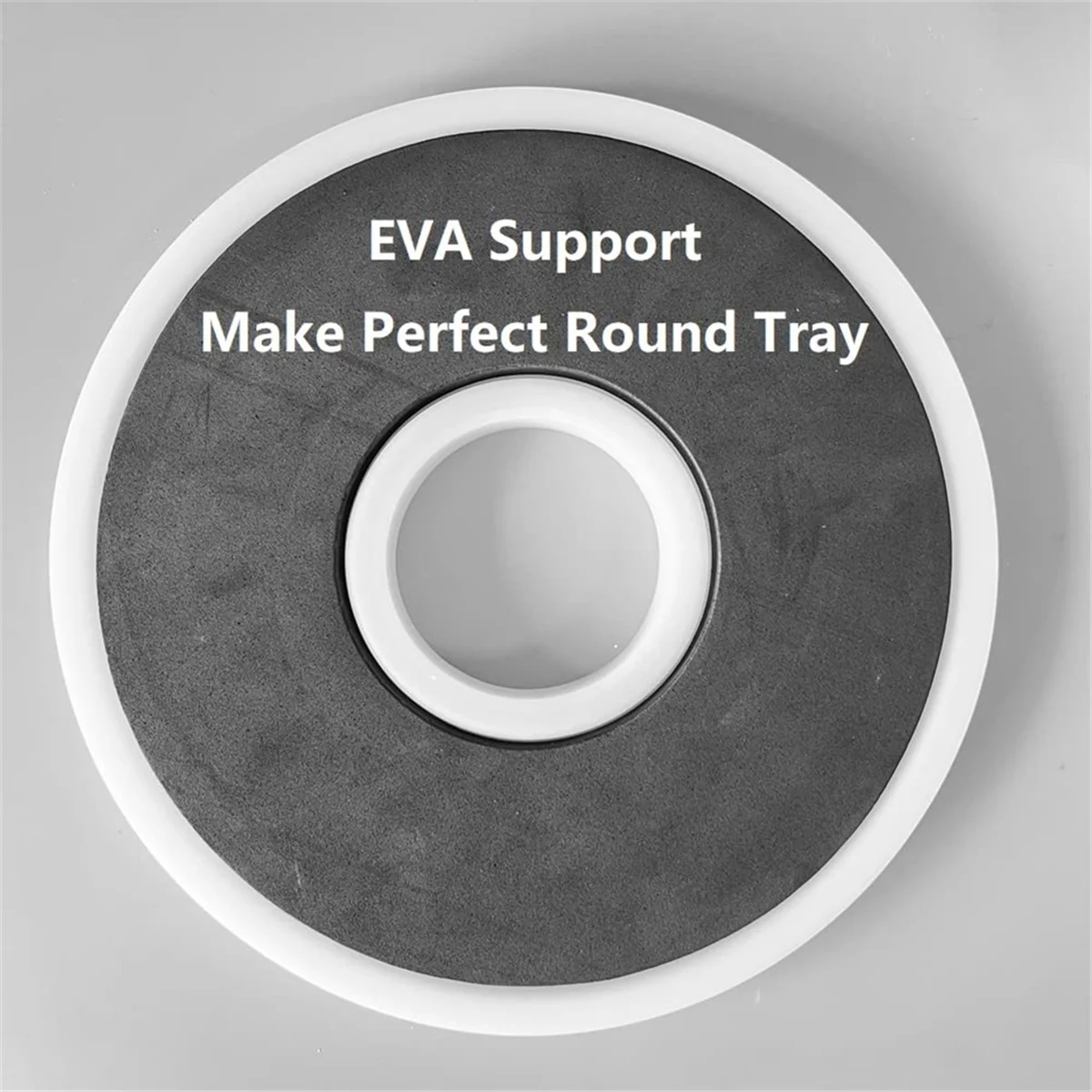 Поднос для силиконовых форм с полосками бетонная круглая пластина силиконовый