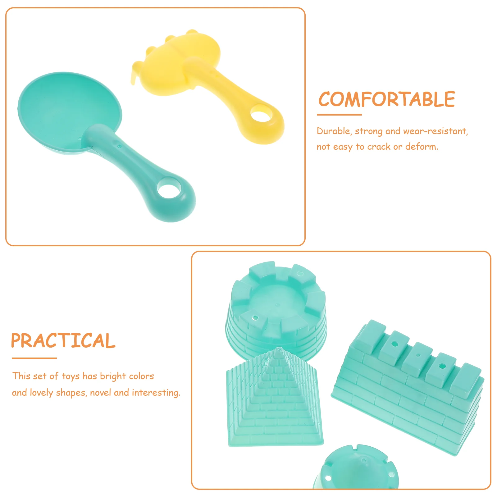 Пляжная игрушка игрушки из песка детские летние на открытом воздухе для замка