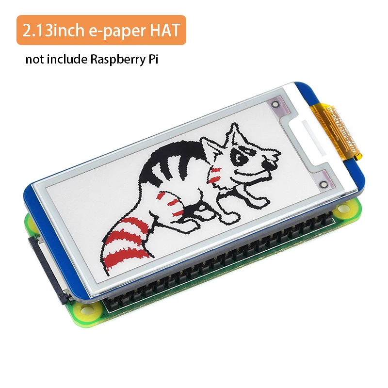 

2.13inch E-Paper HAT For Raspberry Pi 4 3B Plus Pi3 250*122 E-lnk Display LCD Screen For Raspberry Pi Zero W Jetson Nano