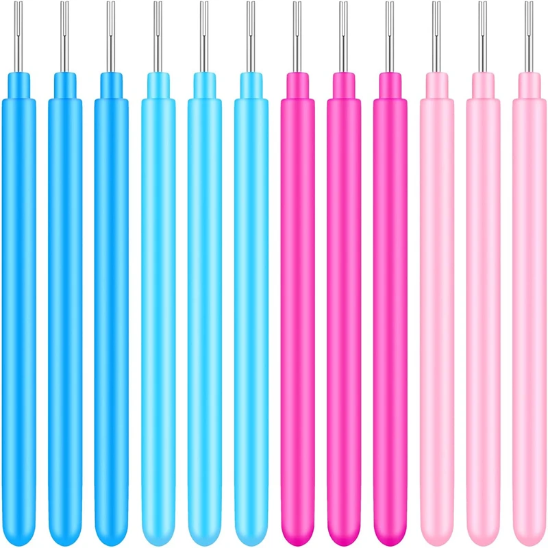 7/6/12Pcs Paper DIY Set Quilling Tool Tweezer Needle Pins Slotted Pen Kit Assorted Color Origami Scrapbooking