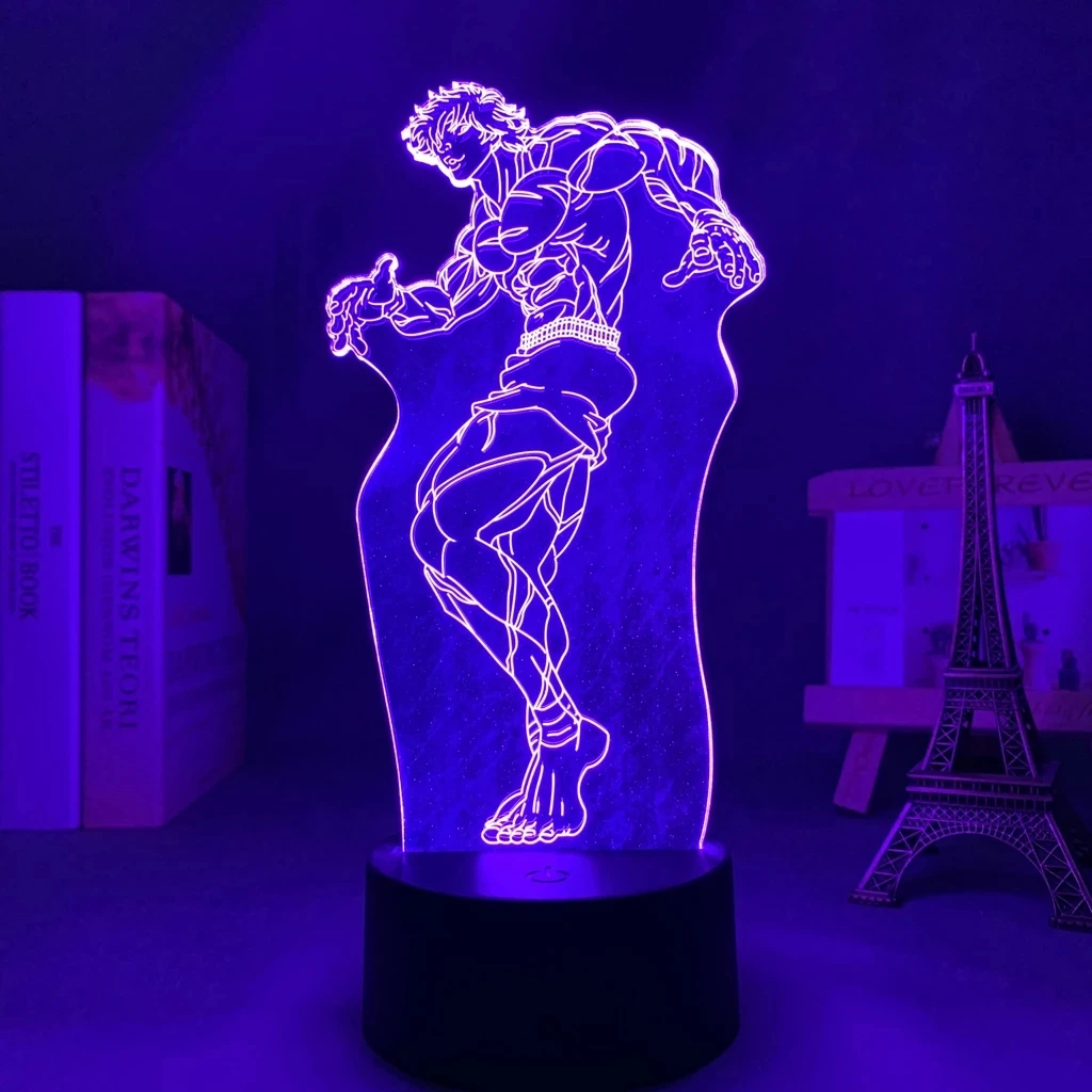 

Baki The Grappler Baki Hanma Led Light for Kids Bedroom Decoration Night Light Birthday Gift Room Desk Acrylic 3d Lamp Baki