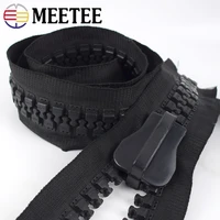 1meter meetee 30 resin zipper with slider extra large zip for outdoor tent bag clothing sew diy handmade decoration accessories