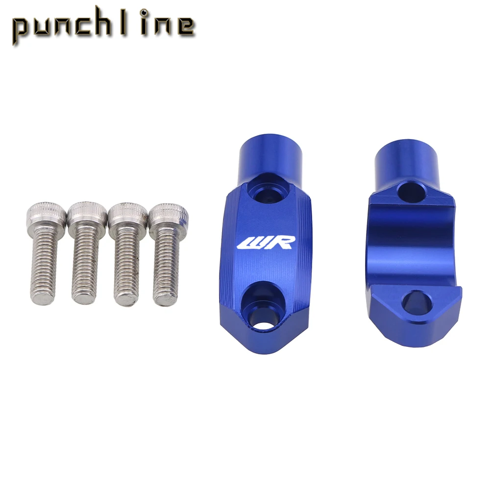 

Fit For WR155R/X WR 250R YZ 65 YZ 80/85 master cylinder fixed mirror mount for 22mm handlebars positive and negative threads