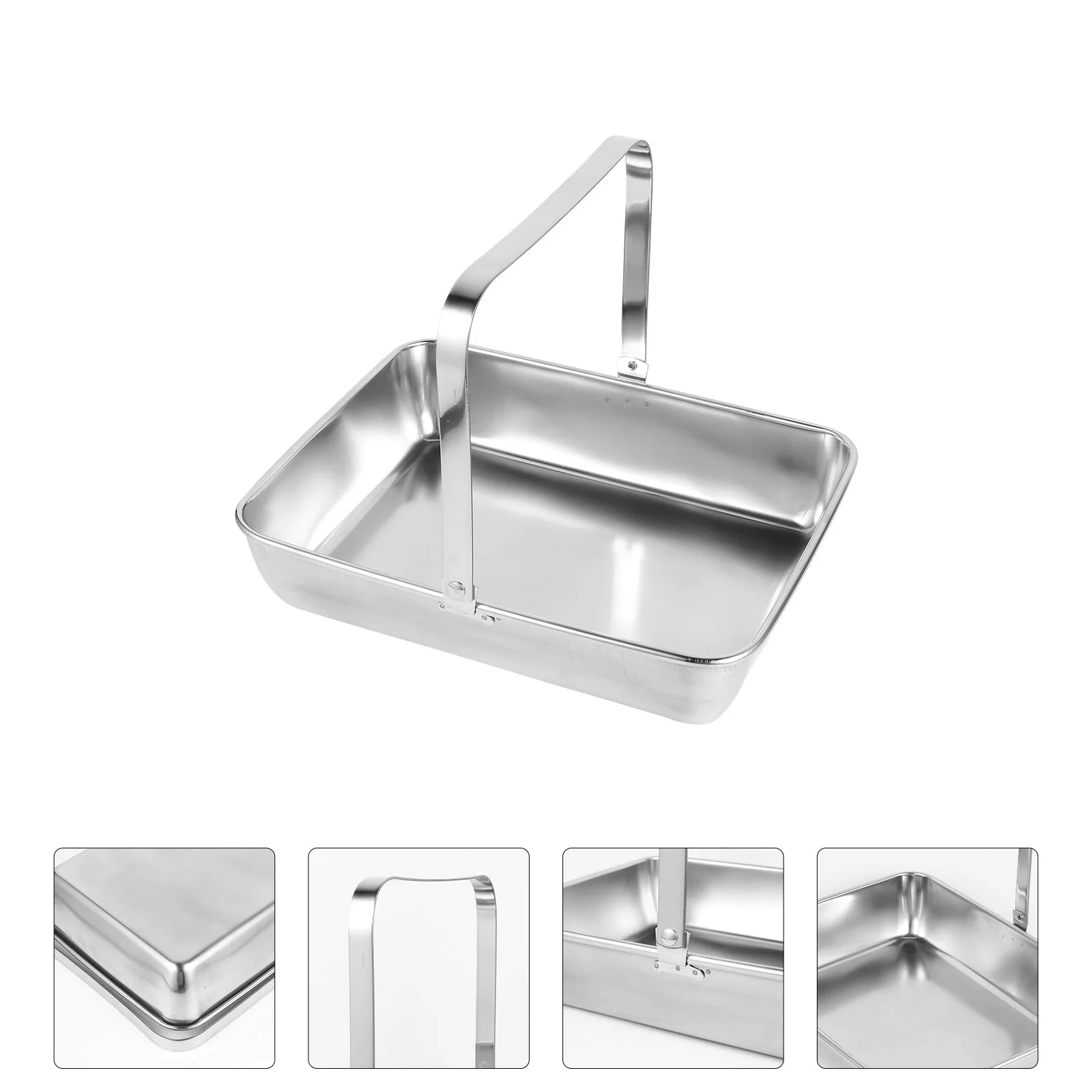 

Rectangular Towel Tray Drinks Tray Decorative Tray Snack Tray Jewelry Tray Stainless Steel Towel Tray Napkin Holder Fruit Plates
