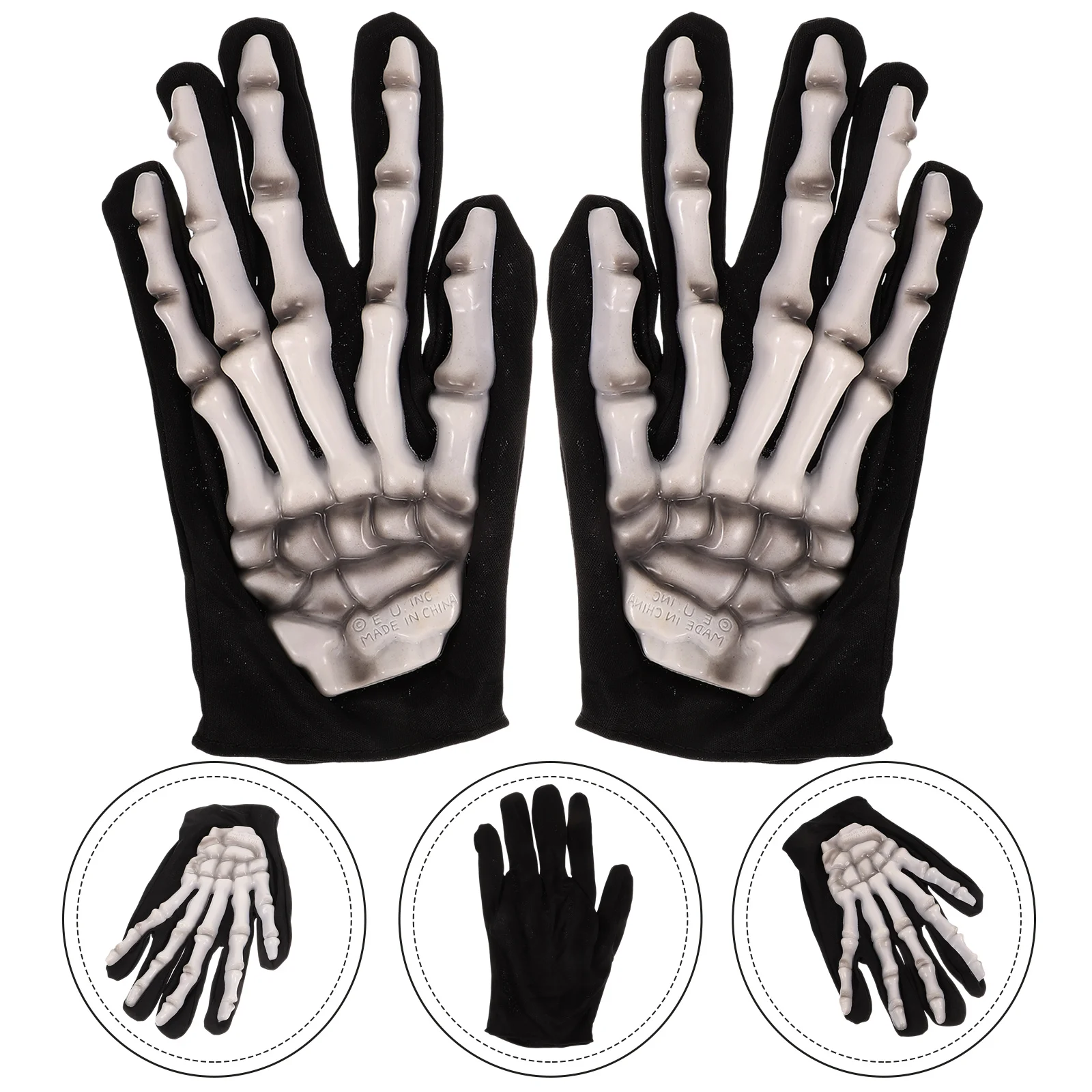 

Decor Costume Gloves Halloween Props Make Accessory Cloth Pattern Scary