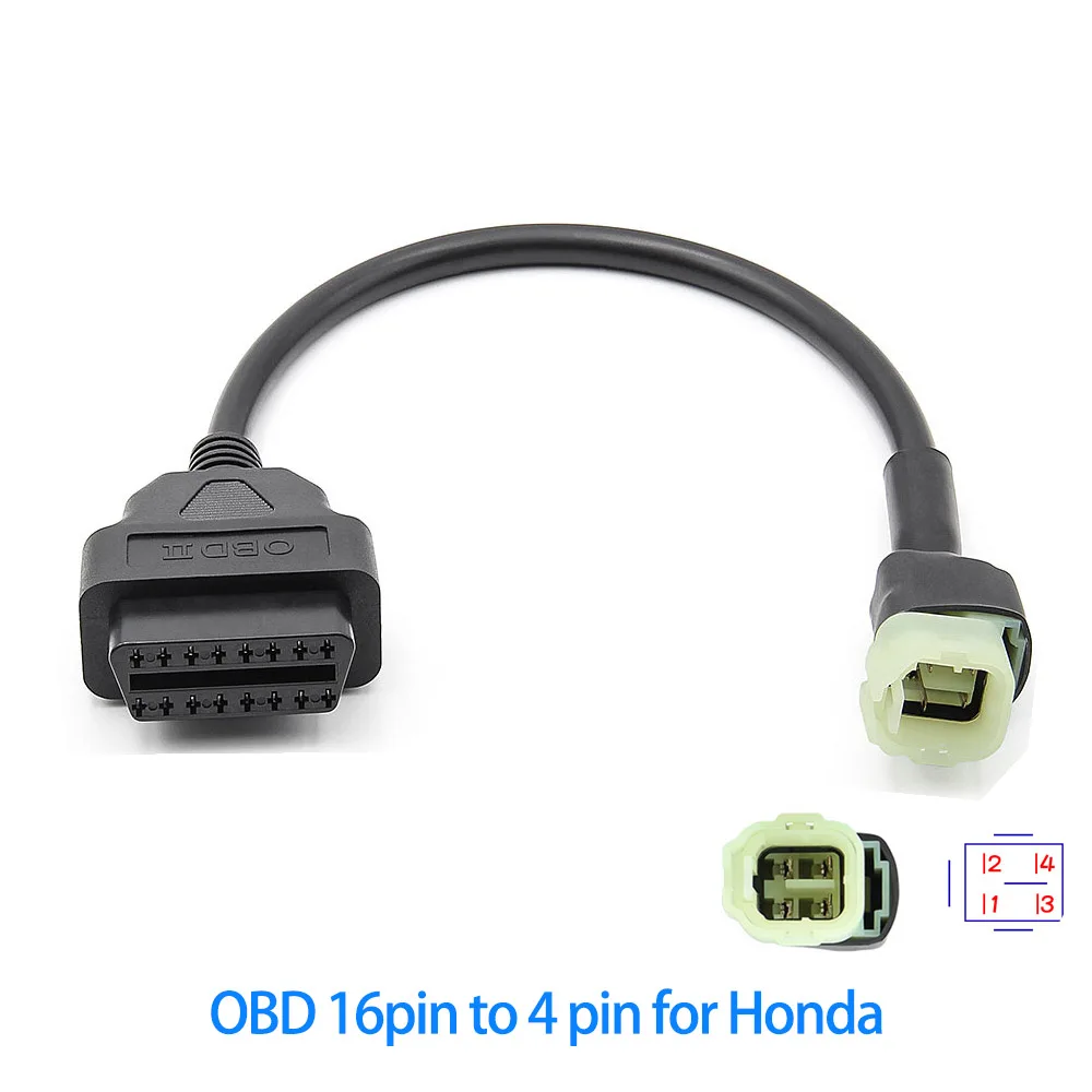Коннектор И Кабель OBD2 для диагностики мотоцикла Honda YAMAHA Suzuki Ducati адаптер