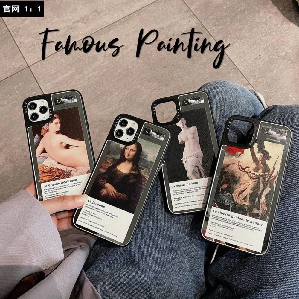 

Co-brand Body Art Sculpture Phone Cases For iPhone 13 12 11 Pro Max Mini XR XS MAX 8 X 7 SE 2020 Back Cover