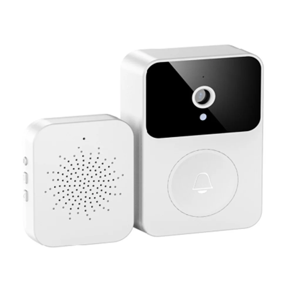 

Беспроводной дверной звонок, перезаряжаемый визуальный видеодомофон с голосовым изменением, домашний монитор, HD инфракрасное ночное видение