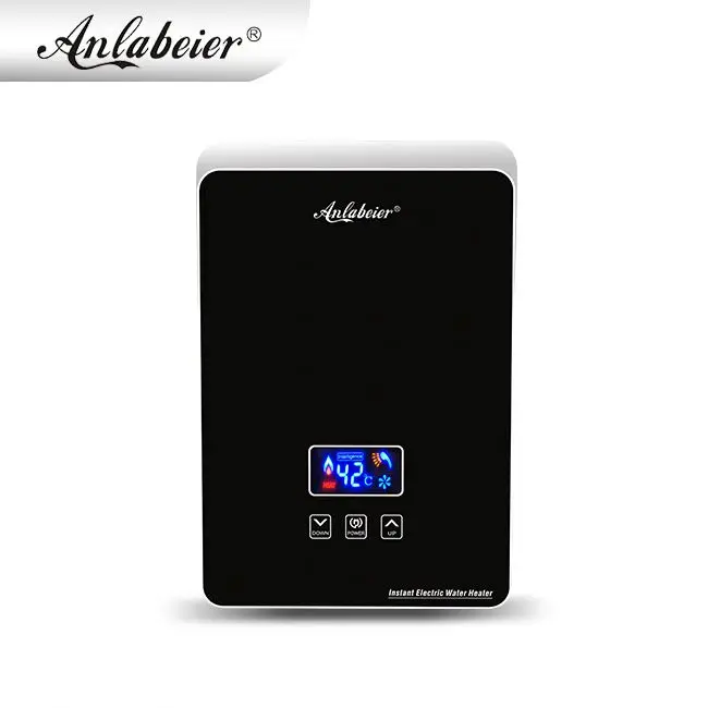 

Black/Gold/White color instant shower water heater for mini caravan