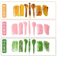 seven piece scraping set facial scraping board non horn scraping comb whole body pulling meridian acupoint pen skin care tools