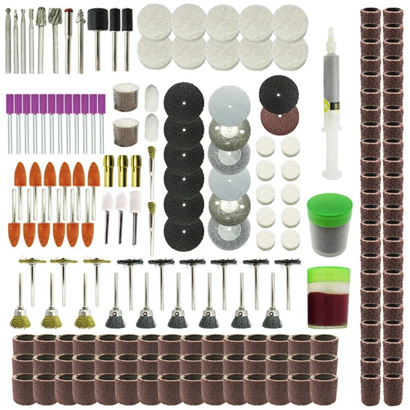 

217 Pieces Of Electric Grinding Accessories Bag Electric Grinding Accessories Can Be Cut Polished And Derusted
