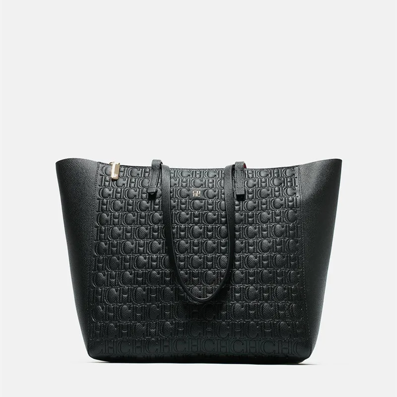 

Топ люксовый бренд 100% кожаная модная женская сумка большой вместимости CHCH HCHC с буквенным принтом женская повседневная сумка для покупок ...