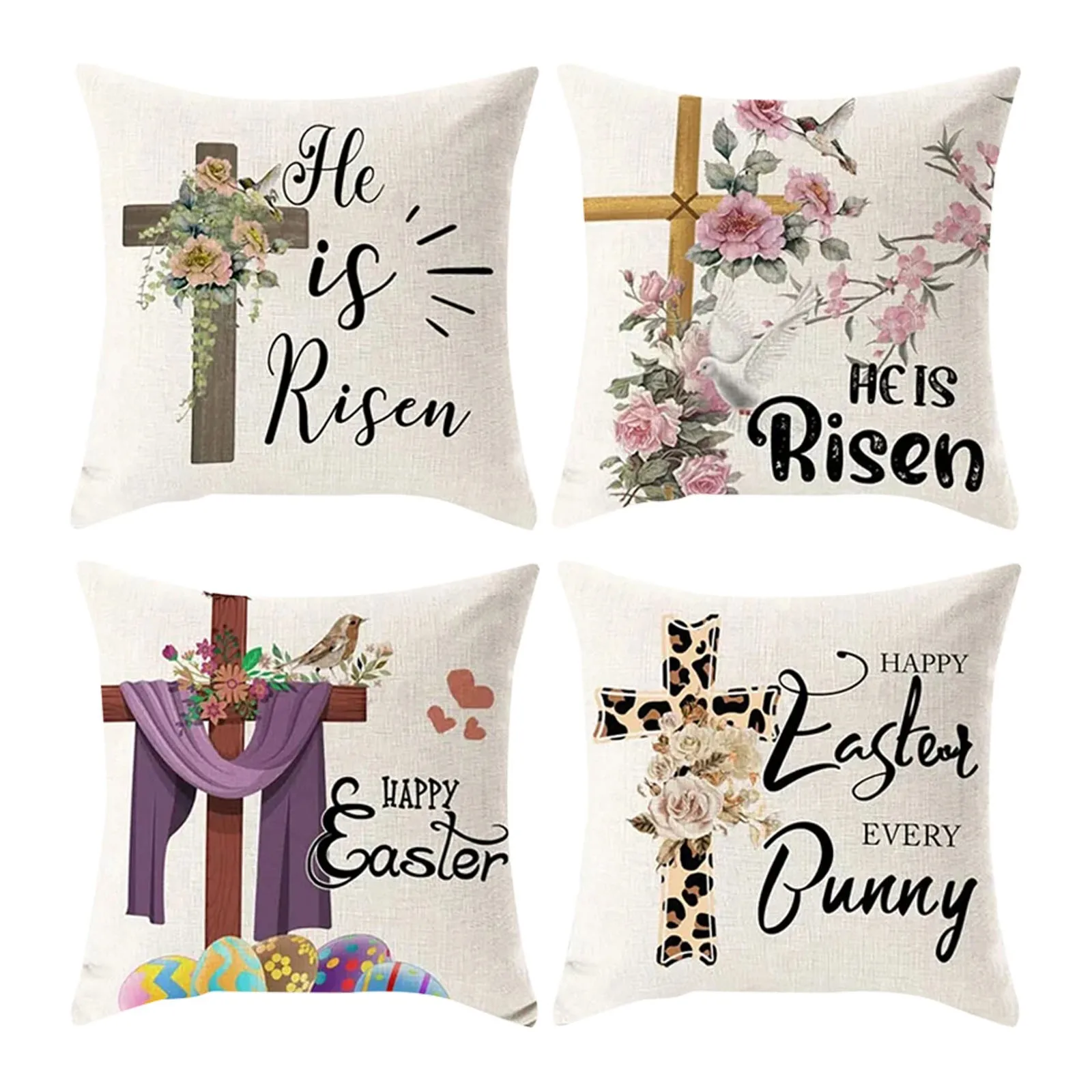 

Пасхальные наволочки для гостиной, дивана, спальни, декоративные наволочки, хлопковые Стандартные Наволочки