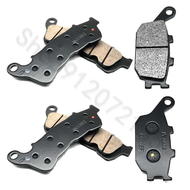 

Motorcycle Front & Rear Brake Pads For HONDA Transalp 700 XL700V ABS 08-11 CB600F ABS Model 2007 2008 2009 2010 2011 Hornet 600