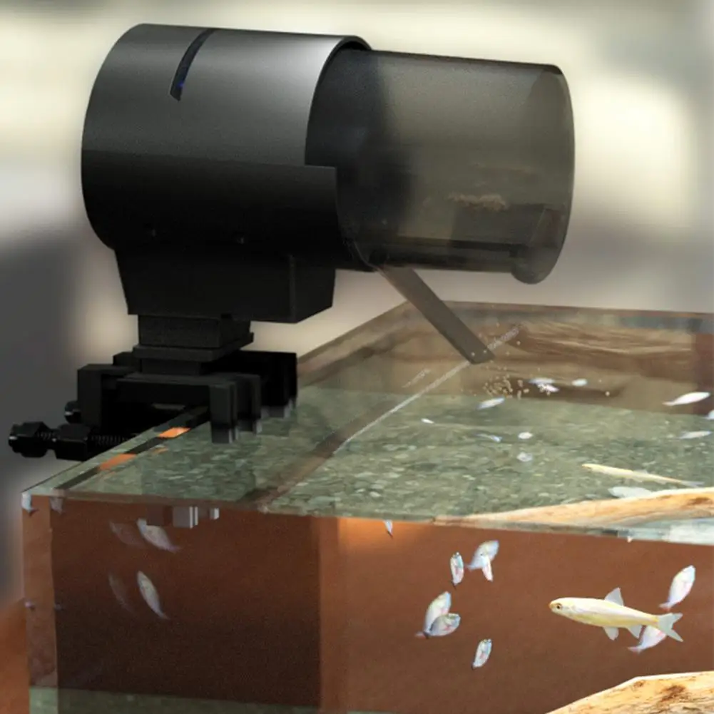 

Automatic Fish Feeder 210ml Large Capacity 3 Time Setting Smart Timing Intelligent Food Dispenser For Aquarium Fish Tank