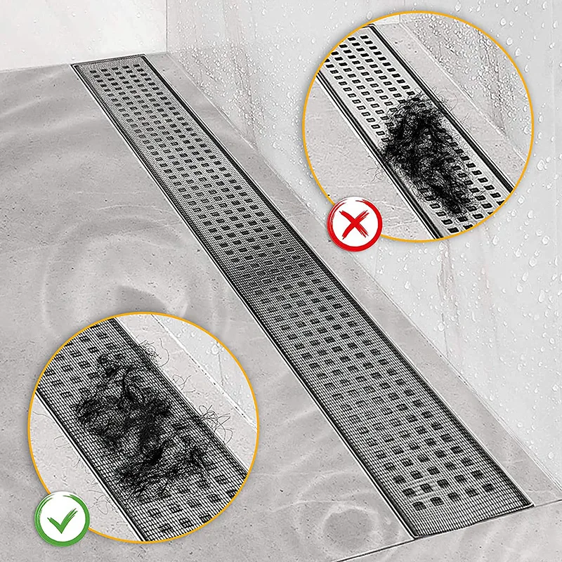 

10 Meter Shower Floor Drain Filter Hair Catcher Strainer Kitchen Sink Sewer Outfall Stopper Bathroom Mesh Stickers Disposable