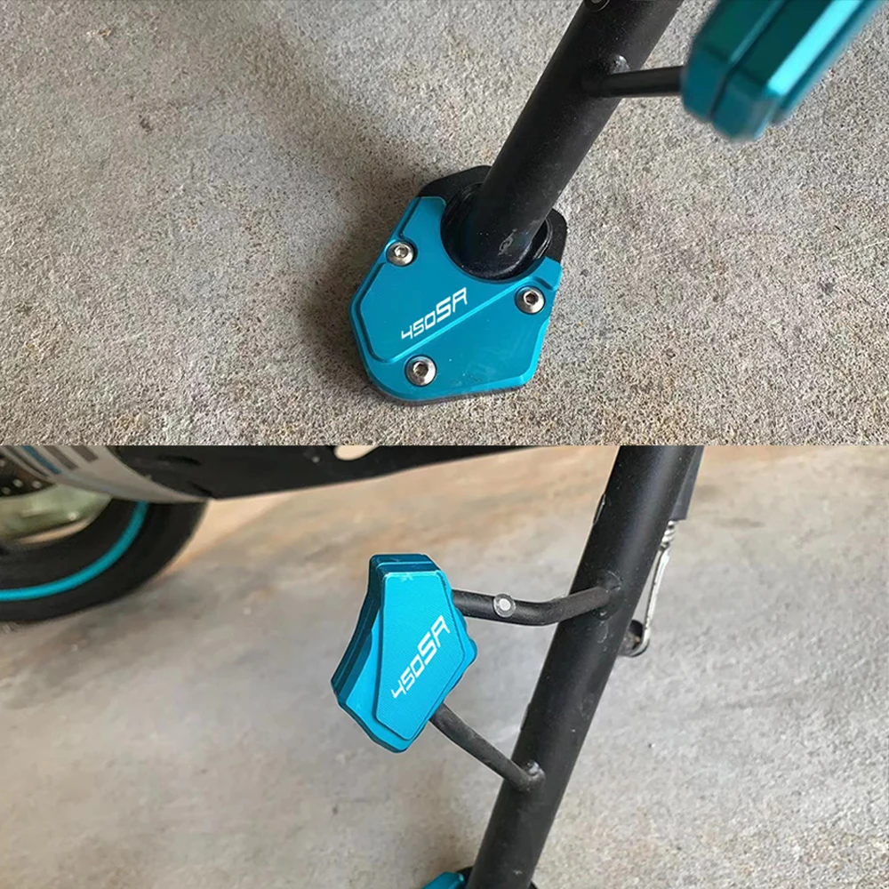 

Для CFMOTO CF MOTO CF1 450SR 450 SR SS 2022 2023 450SS боковая подставка для мотоцикла CNC увеличитель пластина удлинитель 450NK 2024