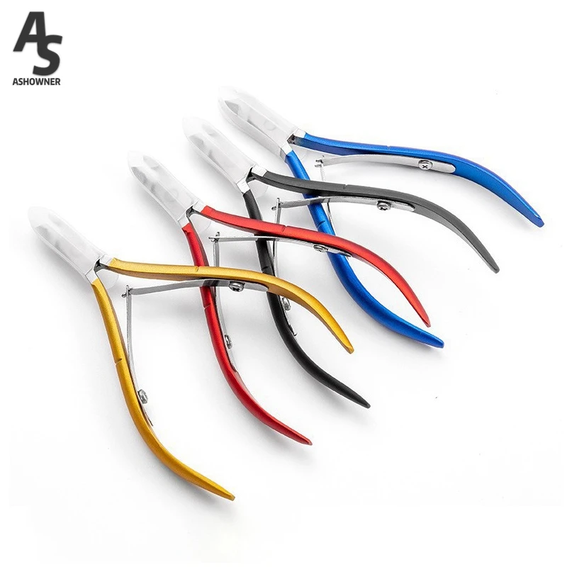 

Cuticle Nippers Nail Manicure Scissors Cuticle Clippers Trimmer Remover Pedicure Cutters Tools Nail Supplies for Professionals