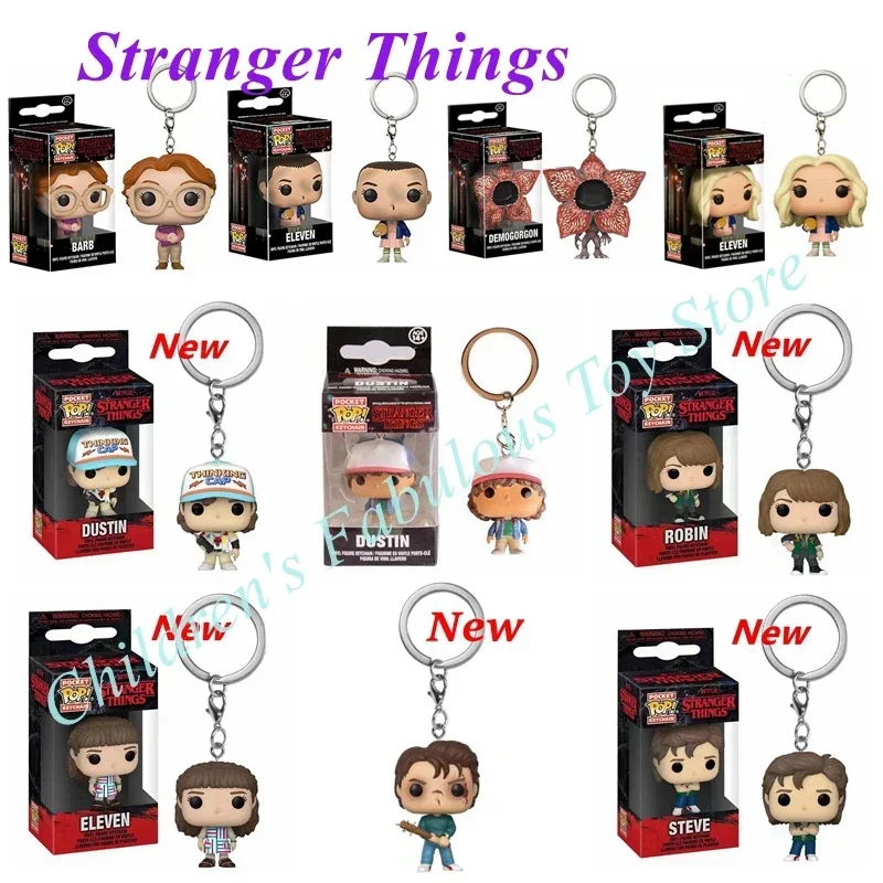 13 стилей новейшие карманные брелки FUNKO POP Demogorgon Dustin Eleven Freddy Steve Robin Barb экшн-фигурки