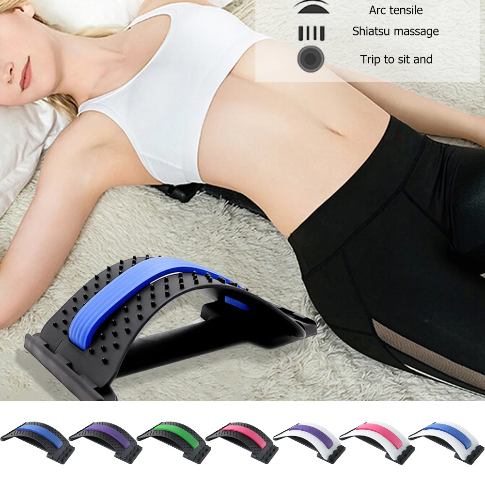 

Magnetic Therapy Back Massager Stretcher Neck Stretch Tools Massage Cervical Pillow Lumbar Spine Support Corrector pain Relief