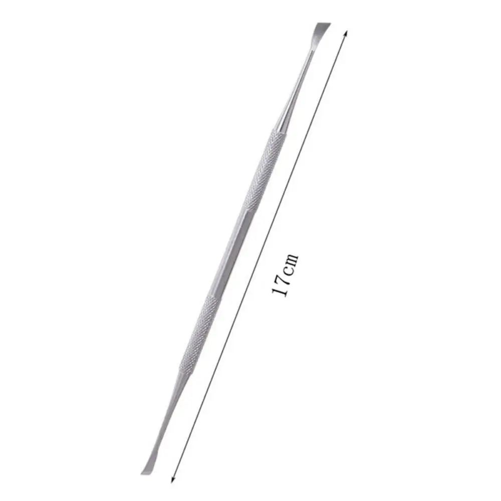 Инструмент для чистки зубов собаки из нержавеющей стали двойная головка