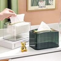 light luxury style facial tissue box holder acrylic household paper towel storage box wall mounted removable bo%c3%aete %c3%a0 mouchoirs