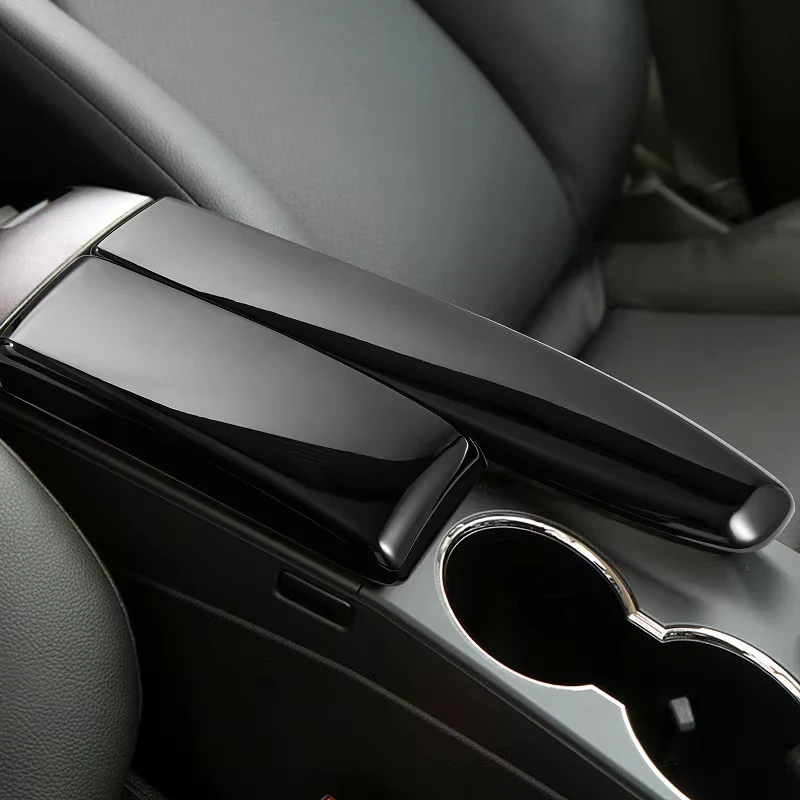 Фото Для Mercedes Benz C E GLK W204 X204 2009-13 автомобильные наклейки подлокотник центрального управления крышка ABS углеродное волокно аксессуары для интерьера №3