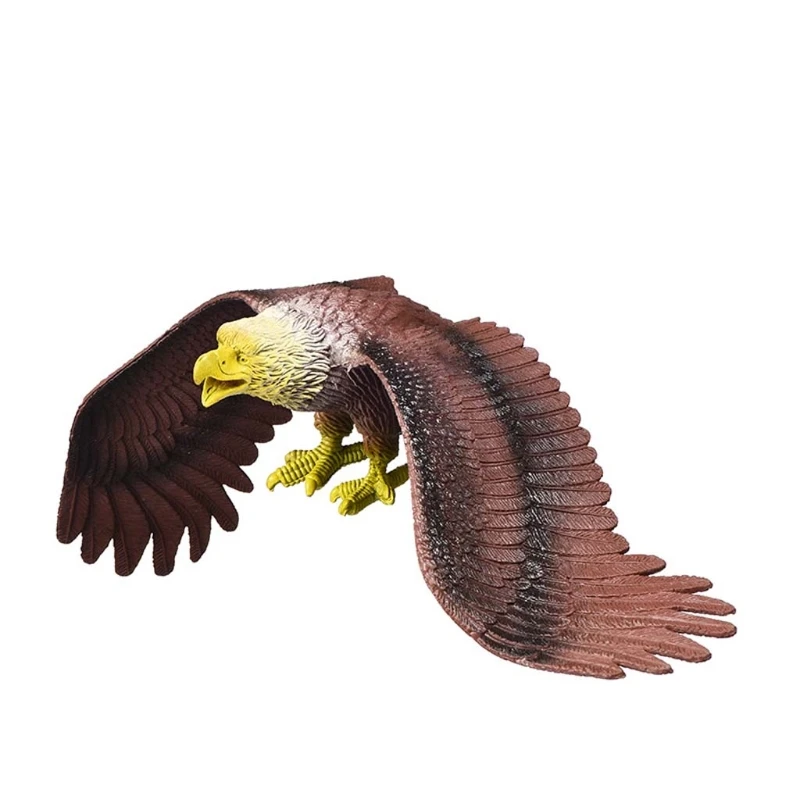 

Vivid Model Bird Flying Mode Eagle Figurine Animal for Boutique Collection Science Education Toy Students Class Supply