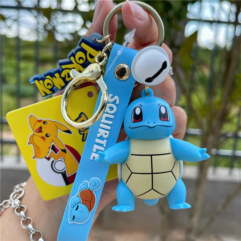 

New Cartoon Pikachu Action Figures Keychain Cute Pokemon Series Creative Bag Pendant Children Gifts Action Figures Wholesale