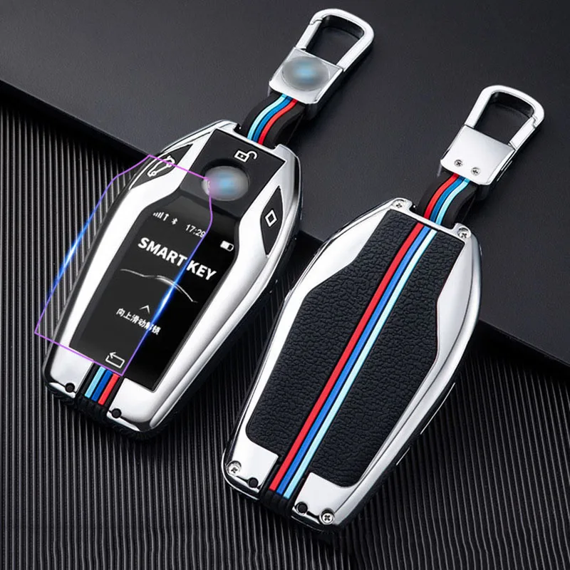 

1 Pcs Car Key Shell Key Chain For BMW 5 7 Series G11 G12 G30 G31 G32 I8 I12 I15 G01 X3 G02 X4 G05 X5 G07 X7 LED Car Key Cover