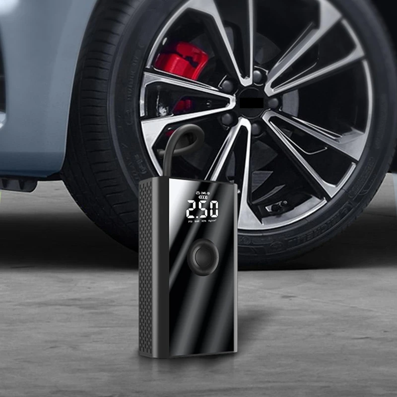 

Car Air Compressor Mini Electrical Air Pump for 4000MAh Power Bank Portable Wireless Tire Inflatable Pump Inflator