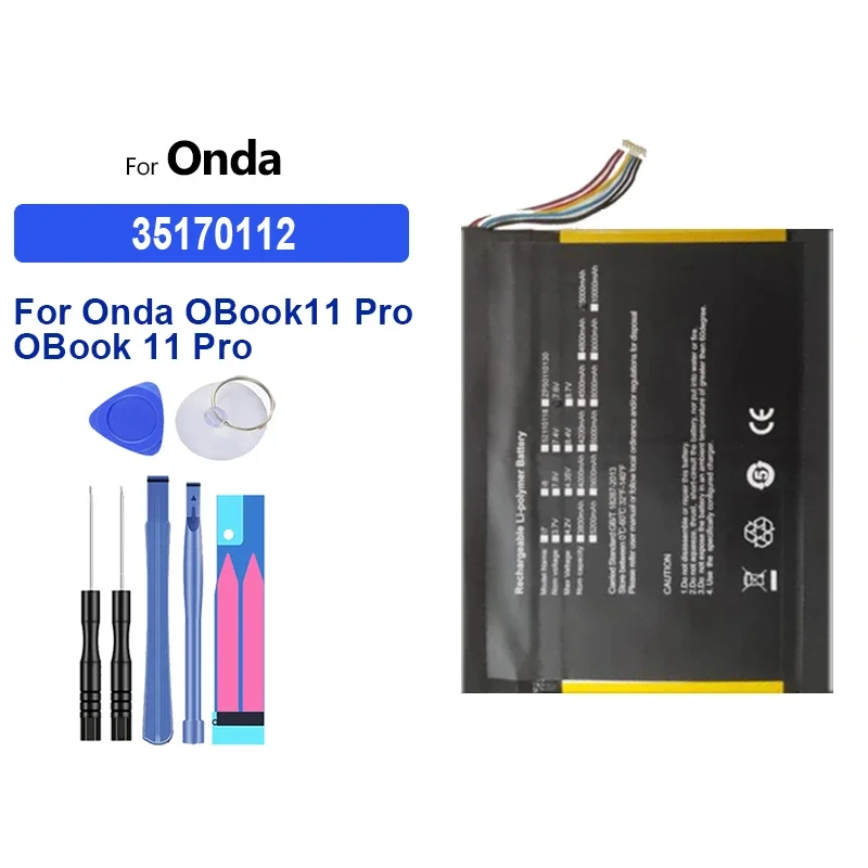 4500 мАч 35170112 Сменный аккумулятор для Onda OBook 11 Pro 11pro HW- Гарантия на портативные
